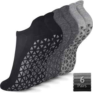 Wholesale High Quality Custom Logo Anti Slip Solid Yoga <b>Socks</b> Yoga Pilates Dance <b>Grip</b> <b>Socks</b> - Product Image 1
