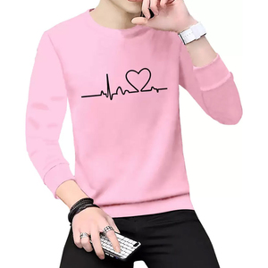 Sweat-shirt imprimé à manches longues pour hommes avec une demande de taille personnalisée Sweat-shirt décontracté pour hommes au design classique de luxe - Product Image 1