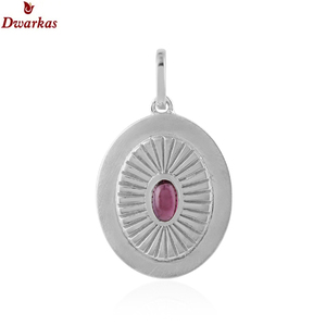 ขายดีจี้925เงินสเตอร์ลิงพร้อมสร้อยคอพลอยเทียมเครื่องประดับหินขายส่งสำหรับเป็นของขวัญ - Product Image 5