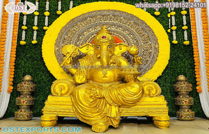 Mariage traditionnel Ganesha idole pour Foyer décor Unique mariage hindou événement entrée décor à la mode mariage bienvenue Ganesha décor - Product Image 5