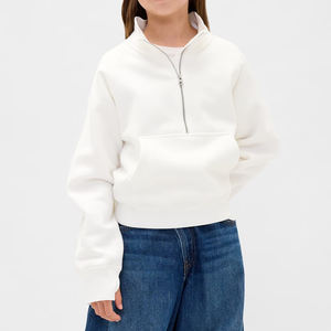 Sudaderas Personalizadas de Alta Calidad con Cierre de Cremallera de un Cuarto para Niñas, Precio Accesible, Cómodas y Ecológicas 2026 - Product Image 5