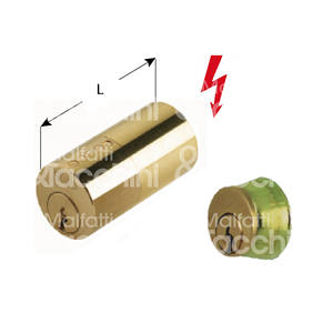 PAR DE CILINDROS para cerraduras eléctricas V75 - V83 - V90 - V 97 cilindro interno Art. 791 con cilindro externo art. 794 - Product Image 1