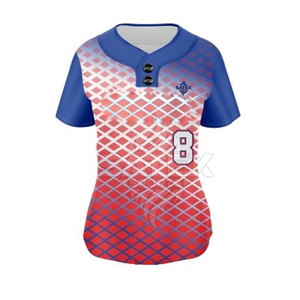 Diseña Tu Propio Uniforme de Softbol Transpirable de Secado Rápido 100% Poliéster, Colores y Logotipo Personalizados, Servicio OEM de Alta Calidad - Product Image 2