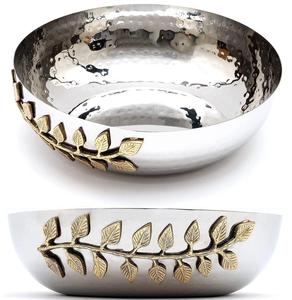 Cesta de frutas y verduras de Metal dorado bronce, cuenco ovalado multiusos con estampado japonés para cocina, sala de estar, fiesta, almacenamiento - Product Image 6