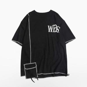 T-shirt de style Techwear pour hommes personnalisé par OEM-Avec un design futuriste, des poches fonctionnelles et fabriqué à partir de tissu high-tech - Product Image 4
