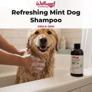 Shampoo Rinfrescante alla Menta 200 mL per Cani con OEM PL Italia RedMoringa per la Toelettatura degli Animali Domestici - Product Image 2