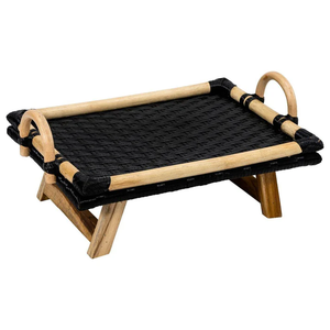 High Quality Natural Wood Wicker Rattan <b>Bed</b> <b>Tray</b> for Serving Food <b>in</b> Kitchen Home Accessories Decor Handicraft <b>in</b> Vietnam - Product Image 1