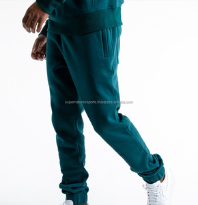 2024 Unisex de alta calidad personalizado 100% algodón suéter de invierno chándal 2 piezas Casual hombres chándal con capucha grueso sólido a granel - Product Image 4