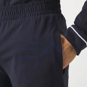Pyjamas décontractés pour hommes en polyester/coton respirant à manches longues – Vente en gros, tailles adultes, très demandés - Product Image 4