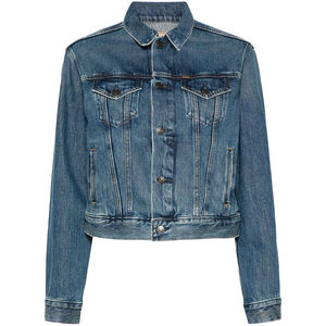 Sherpa Denim Veste Hommes Polaire Intérieur Chaud Hiver Bleu Jean Manteau Élégant Survêtement Usine Directe - Product Image 1