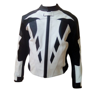 Chaqueta de moto de cuero personalizable ropa deportiva a prueba de viento de alta calidad para hombres con protección Anti-Uv - Product Image 1