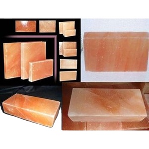 อิฐเกลือหิมาลัยสีชมพูคุณภาพสูงสำหรับตกแต่งภายในห้องเกลือ บล็อกคริสตัลธรรมชาติสำหรับสปาบำบัด ตกแต่งผนัง - Product Image 2