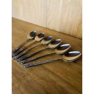 Cuillère de service douce ensemble en acier inoxydable conception Simple couleur argent couverts ustensiles de cuisine ensemble de couverts cuillère de mariage en inde - Product Image 5