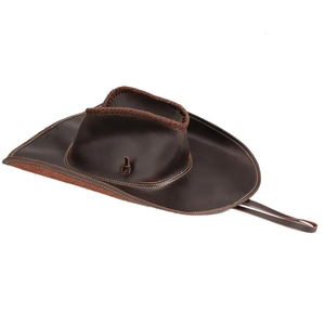 Chapeaux de cowboy en cuir de qualité supérieure pour hommes et femmes, taille réglable, autres matériaux, personnalisables, décontractés, pour fêtes, utilisables en toutes saisons - Product Image 6