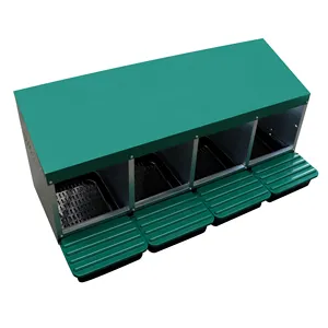 Efficient 4-Compartment Laying Nest Box MG04: Premium Materials for Egg Protection