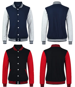 Veste varsity pour homme de qualité supérieure, best-seller, en coton et polyester, disponible en différentes tailles et couleurs, échantillons disponibles. - Product Image 6