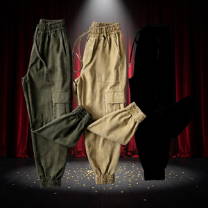 Pantalones Cargo Casuales para Hombre, Cintura Elástica con Cordón, Múltiples Bolsillos, Tela de Lona Transpirable, Estilo Otoñal, Pantalones Harem - Product Image 2