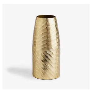 Florero de Metal abstracto elegante, florero de aluminio decorativo de mesa elegante, perfecto para la decoración de la oficina en casa o la sala de estar - Product Image 5