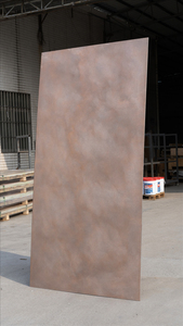 Panel Decorativo Flexible de Piedra Compuesta, Impermeable e Ignífugo, con Textura Dorada Cepillada para Diseño de Paredes Interiores y Uso Comercial - Product Image 6