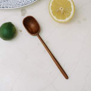 Cucharas de Madera para Cocina, para Servir, Remover, Mezclar y Preparar Alimentos, Hechas a Mano con Madera Natural de Alta Calidad - Product Image 4