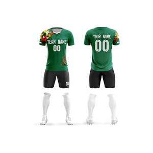 Factory Wholesale Sublimated Breathable Soccer Suits Soccer Wear Jersey Set Football Uniform Made in Pakistan - Product Image 3