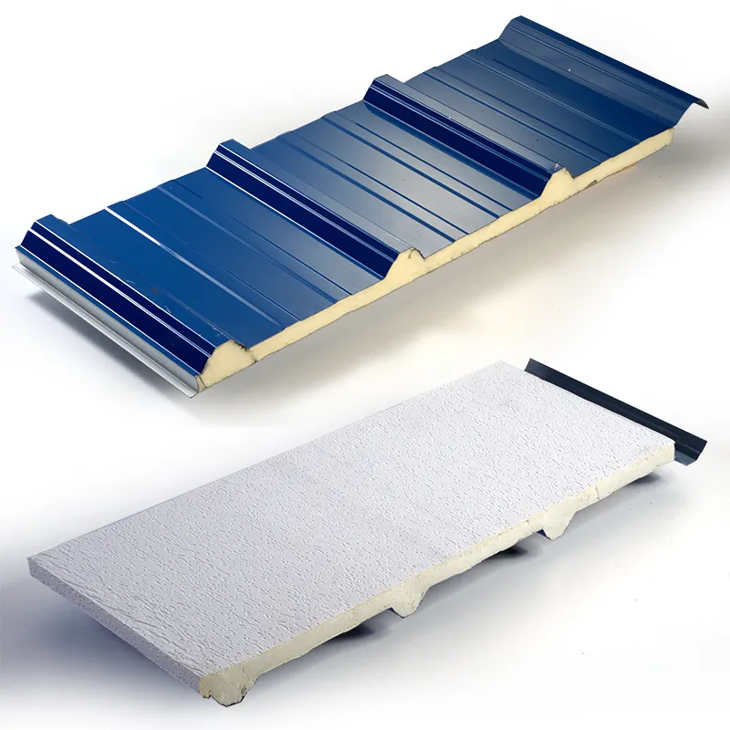 High Performance Sandwich Panels PU Foam Roofing with Water Resistant Material Which Is Immune To Rain Water