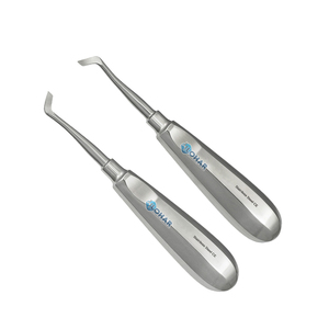 Ensemble d'ascenseurs apicaux d'ascenseurs de qualité allemande d'acier inoxydable dentaire vétérinaire chirurgical, inclut la poignée de repose-pouce de 3 pièces - Product Image 6