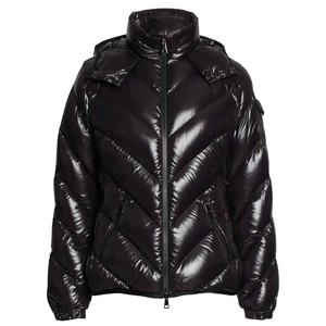 Manteau matelassé pour femme, vêtement d'extérieur chaud d'hiver, veste isolée en duvet, noir, streetwear, pardessus - Product Image 1