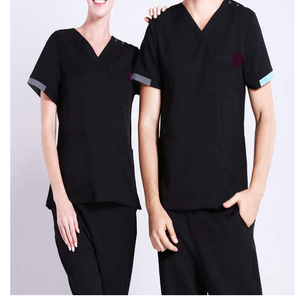 Conjuntos de fregado de enfermera para mujer de estilo Jogger de alta calidad, uniformes de Hospital personalizados, traje de fregado con descuento superior al por mayor - Product Image 4
