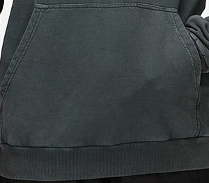 เสื้อมีฮู้ดแบบสวมหัวสำหรับผู้ชายเสื้อครอปแบบไม่มีเชือกเสื้อฮู้ดพิมพ์ลายพัฟออกแบบได้ตามที่ต้องการน้ำหนักมาก - Product Image 2