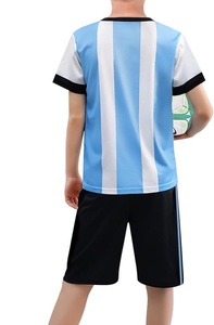 ชุดฟุตบอลชายคุณภาพพรีเมียม เสื้อฟุตบอลสั่งทำพิเศษ แขนสั้น คอวี น้ำหนักเบา ระบายอากาศได้ดี แห้งเร็ว คุณภาพสูง สำหรับกีฬา - Product Image 5