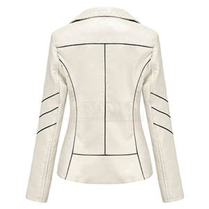 Long Sleeves <b>Lightweight</b> <b>Women</b> <b>Jackets</b> Winter Wear <b>Women</b> Leather <b>Jacket</b> Slim Fit Leather <b>Jacket</b> - Product Image 3