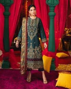 Salwar Kameez en soie élégante traditionnelle afghane pour femmes, vêtement traditionnel afghan ethnique à vendre 545 - Product Image 1