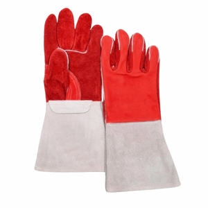 Welding <b>Gloves</b> Leather Safe and Puncture-Proof Fire Resistant and High Temperature Resistant <b>Oven</b> <b>Glove</b> - Product Image 3