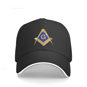 Gorro Masónico de Algodón Estilo Béisbol para Uso Diario, Ceremonias, Eventos al Aire Libre, Moda Casual y Actividades de Logia - Product Image 2