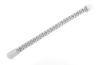 Bracelet Miami Cuban Link 10 mm personnalisé avec diamants naturels, plaqué or 14K/18K, bijoux hip-hop pour femmes, certifié IGI