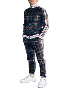 Ropa deportiva personalizada para hombre, chándal para correr, chándal de nailon cortavientos de poliéster con cremallera para hombre - Product Image 3