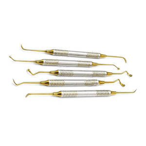 3 pcs Kit d'instruments Détartreurs de faucilles parodontales antérieures et postérieures H6/H7 Acier inoxydable dentaire Hygiène buccale - Product Image 6