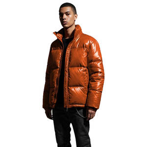 MOVA TEXTILES-Chaqueta acolchada personalizada de fabricante de Pakistán para hombre, chaqueta con cuello para hombre, chaqueta acolchada transpirable de color sólido para hombre - Product Image 1