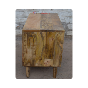 Muebles Modernos para Interiores al por Mayor, Gabinete de 2 Puertas Personalizado al por Mayor, Madera de Mango, Estilo Antiguo, Multifuncional para Cocina y Parque - Product Image 6