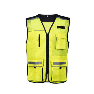 Servicio OEM Chaleco DE SEGURIDAD reflectante de alta visibilidad Tela de malla de poliéster Logotipo personalizado Ropa DE TRABAJO transpirable ligera para hombres - Product Image 2