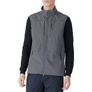 เสื้อกั๊กผู้ชายเกรดพรีเมียม ทรงเข้ารูป ผ้า softshell ระบายอากาศดี สวมใส่สบาย ดีไซน์ OEM สำหรับฤดูหนาว รุ่นใหม่ ไม่มีแขน - Product Image 3