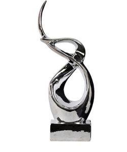 Sculpture de table Style européen Art minimaliste en métal article décoratif pour la maison pour bureau hôtel ornement de table en métal - Product Image 5