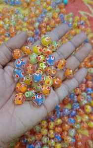 Millefiori Strands Cuentas de vidrio Venta al por mayor Chevron Jewelry Beads Barato Lampwork & Crystal Beads from Glass Furnace - Product Image 3