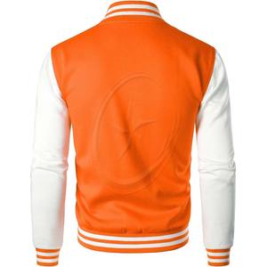 Veste coupe-vent Varsity Baseball pour homme Vestes Letterman respirantes en coton mélangé - Product Image 3