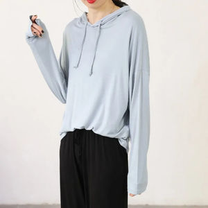 Sweatshirts à capuche respirants à séchage rapide de haute qualité pour hommes avec broderie et teinture unie à vendre - Product Image 1