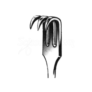 Mathieu retractor หกจุดสองห้านิ้วสามคมง่ามสแตนเลสเครื่องมือผ่าตัดออร์โธปิดิกส์ - Product Image 6