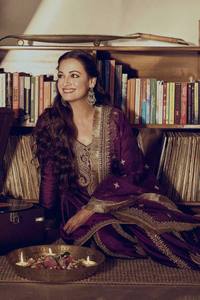 Ensemble prêt à porter Kurti en soie de créateur indien à broderie lourde pour femme hiver Sharara Gharara Salwar Kameez Zari travail pakistanais - Product Image 6