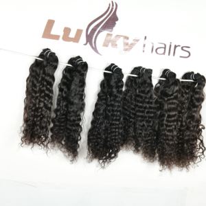 Extensions de cheveux vierges Remy vietnamiennes non transformées Bundles de cheveux indiens naturels Boucles de vagues profondes en vrac Matériel humain non transformé - Product Image 6