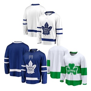 Maillot de Hockey sur glace personnalisé broderie nom et numéro de l'équipe Hockey sur glace blanc uniforme porter - Product Image 1